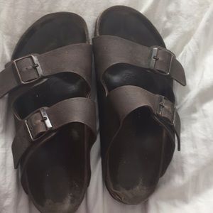 Brown Birkenstock sandals Arizona size 40